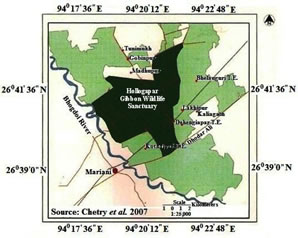 Map of the study site